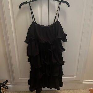 Mainstrip Ruffle Tiered Dress Size Large NWOT